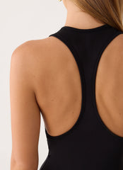 Aidyn Racer Back Bodysuit - Black