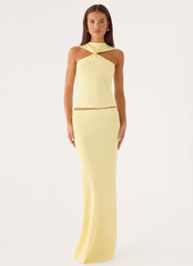 Amarah Knit Top - Yellow