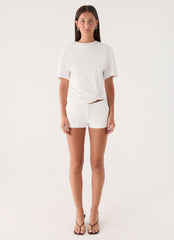 Anora Tee - White