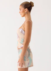 Elyna Beaded Top - Swirl Sequin