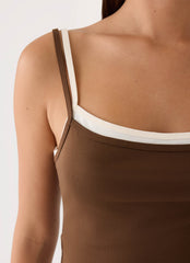 Hollywood Baby Tank Top - Chocolate