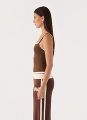 Hollywood Baby Tank Top - Chocolate