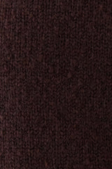 Karina Knit Zip Jumper - Brown