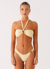 Kivara Bikini Top - Yellow