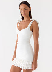Laufey Mini Dress - White