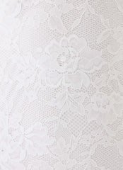 Love Street Lace Midi Dress - White