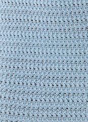 Luci Crochet Mini Dress - Pale Blue