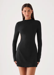 Maelle Mini Dress - Washed Black