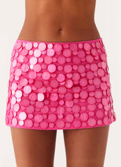 Movie Star Mini Skirt - Fuchsia