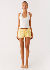 No Rush Top - White