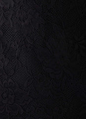 Norelle Lace Mini Dress - Black