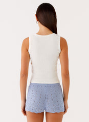 Oakley Low Rise Mini Shorts - Blue