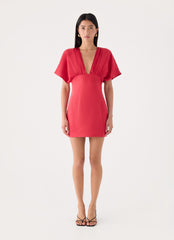 Only For You Mini Dress - Chilli Red