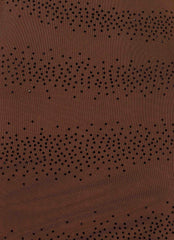 Paloma Days Beaded Scarf Mini Dress - Chocolate