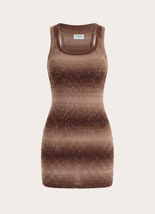 Pirella Knit Mini Dress - Chocolate Ombre