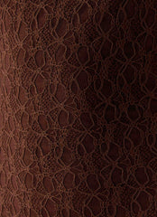 Promise Me Lace Maxi Dress - Chocolate