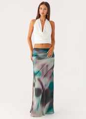Rimi Maxi Skirt - Sea Splash