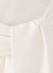 Sherlyn Sash Mini Shorts - White