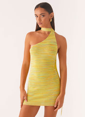 Sian Knit Mini Dress - Multi