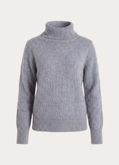 Snow Muse Knit Sweater - Grey