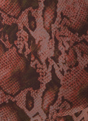 Strike First Maxi Skirt - Snake Print