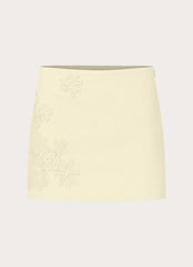 Sweet Tune Mini Skirt - Butter Yellow