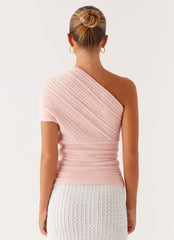 Tansy Knit Top - Pink