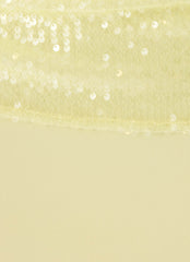 Tavina Sequin Maxi Skirt - Yellow