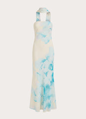 Under The Pagoda Maxi Dress - New Romance Print