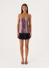 Wild At Heart Mini Dress - Leopard
