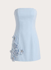 Yallie Mini Dress - Blue