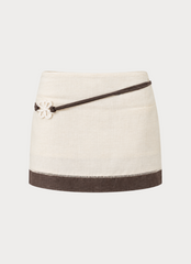 Zorina Mini Skirt - Ivory