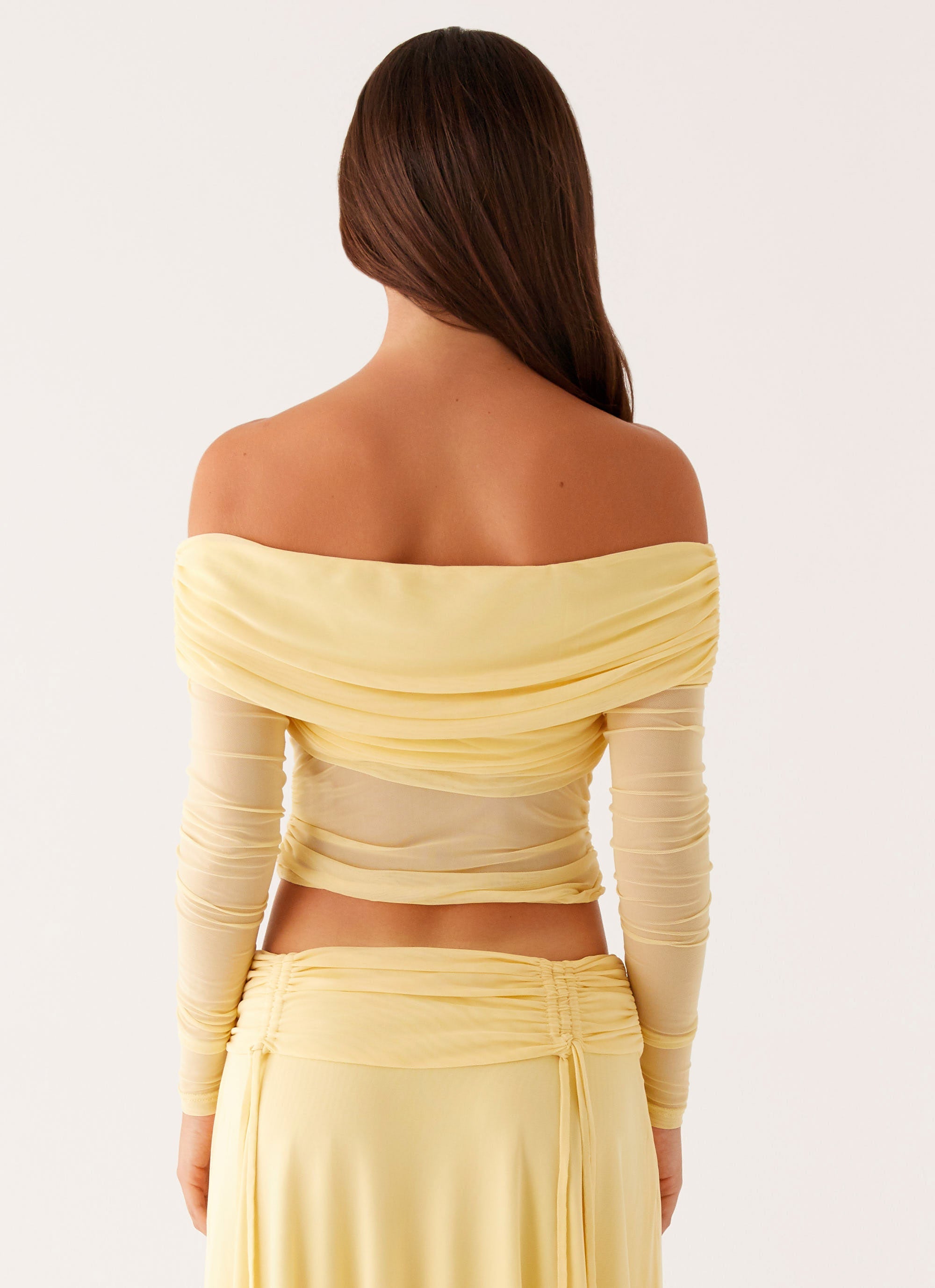 Amryn Long Sleeve Top - Yellow