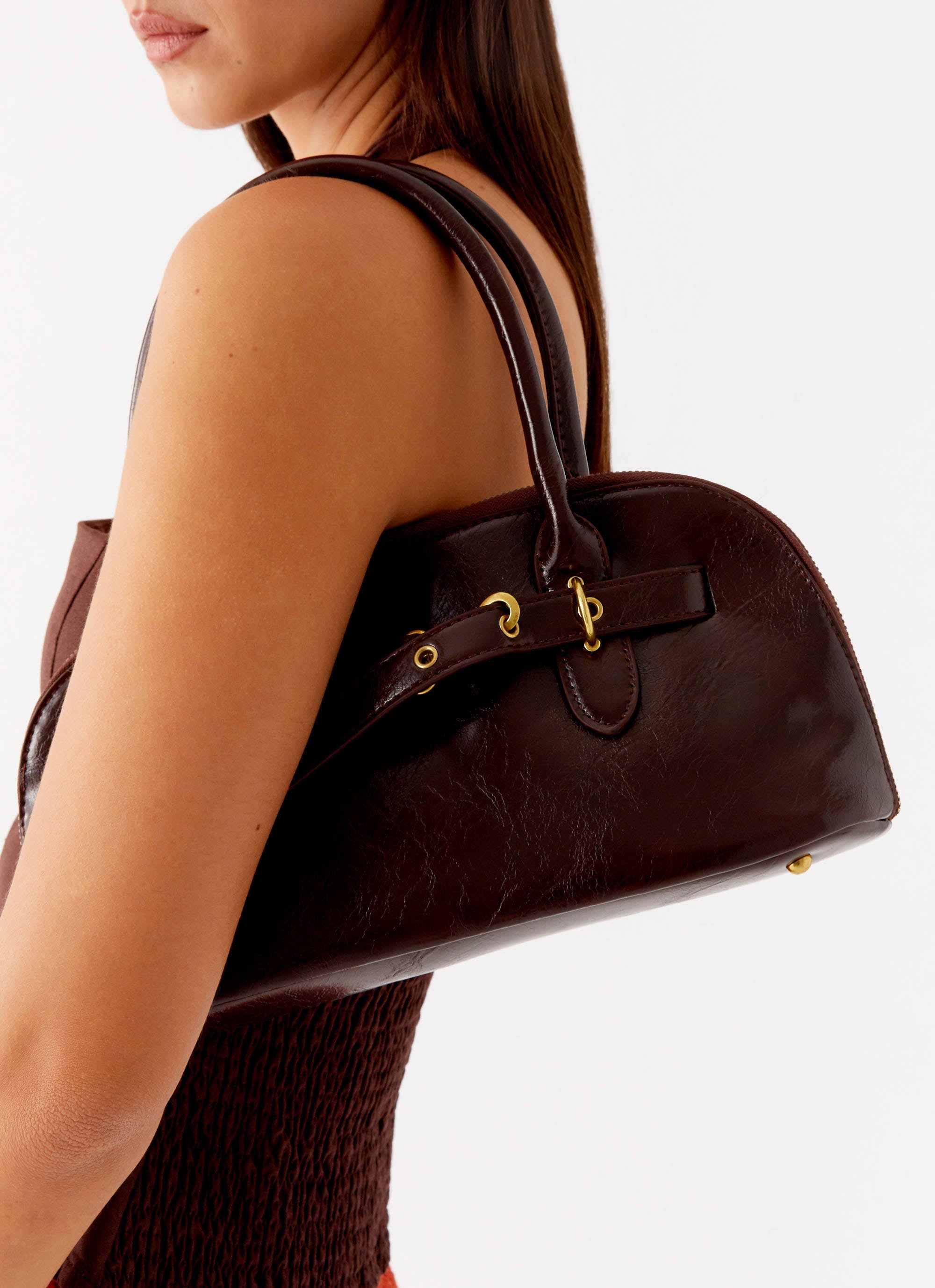 Agency Shoulder Bag - Chocolate