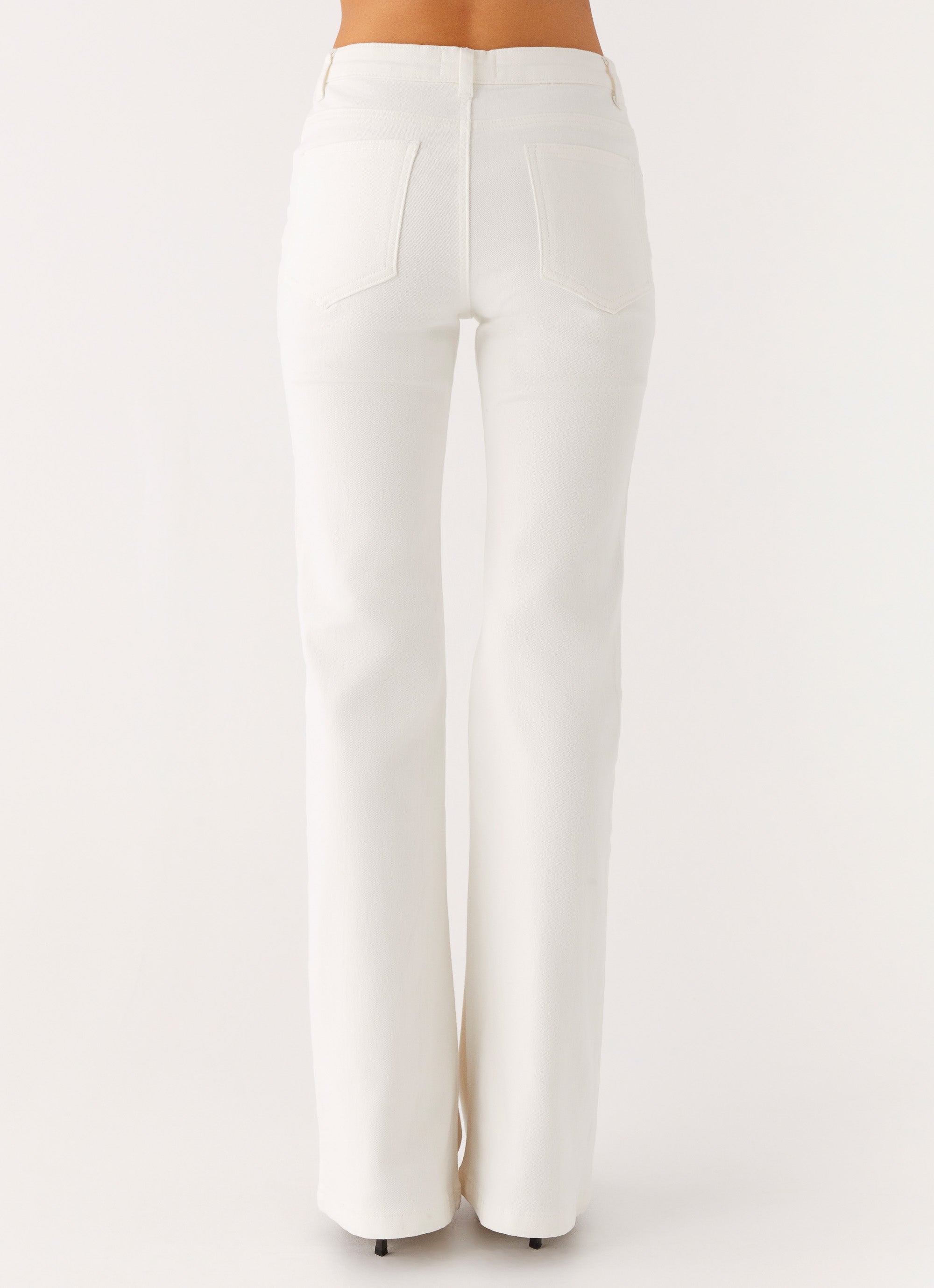 Aldo Bootleg Jeans - White
