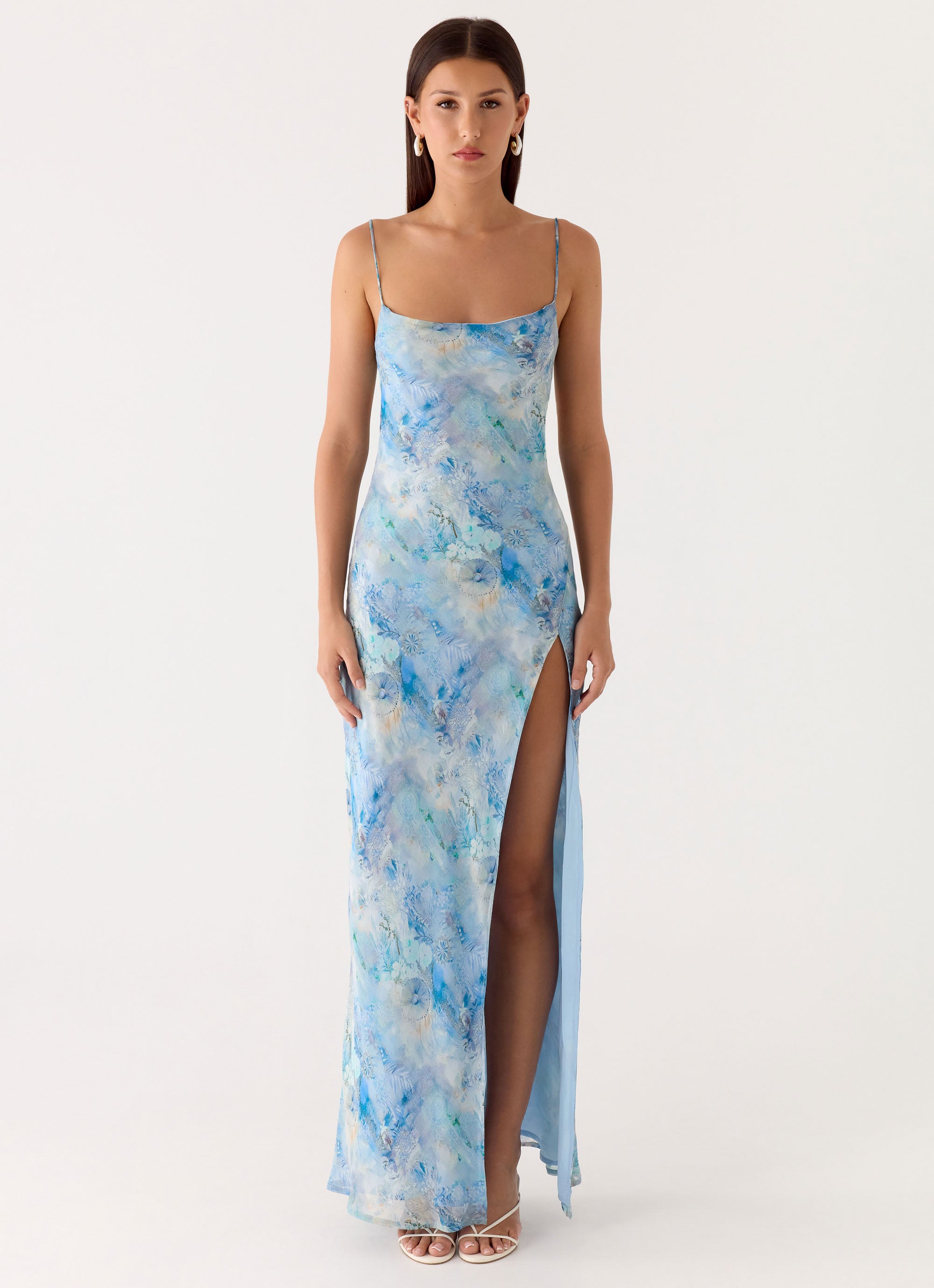 Alouette Maxi Dress - Aqua Paisley