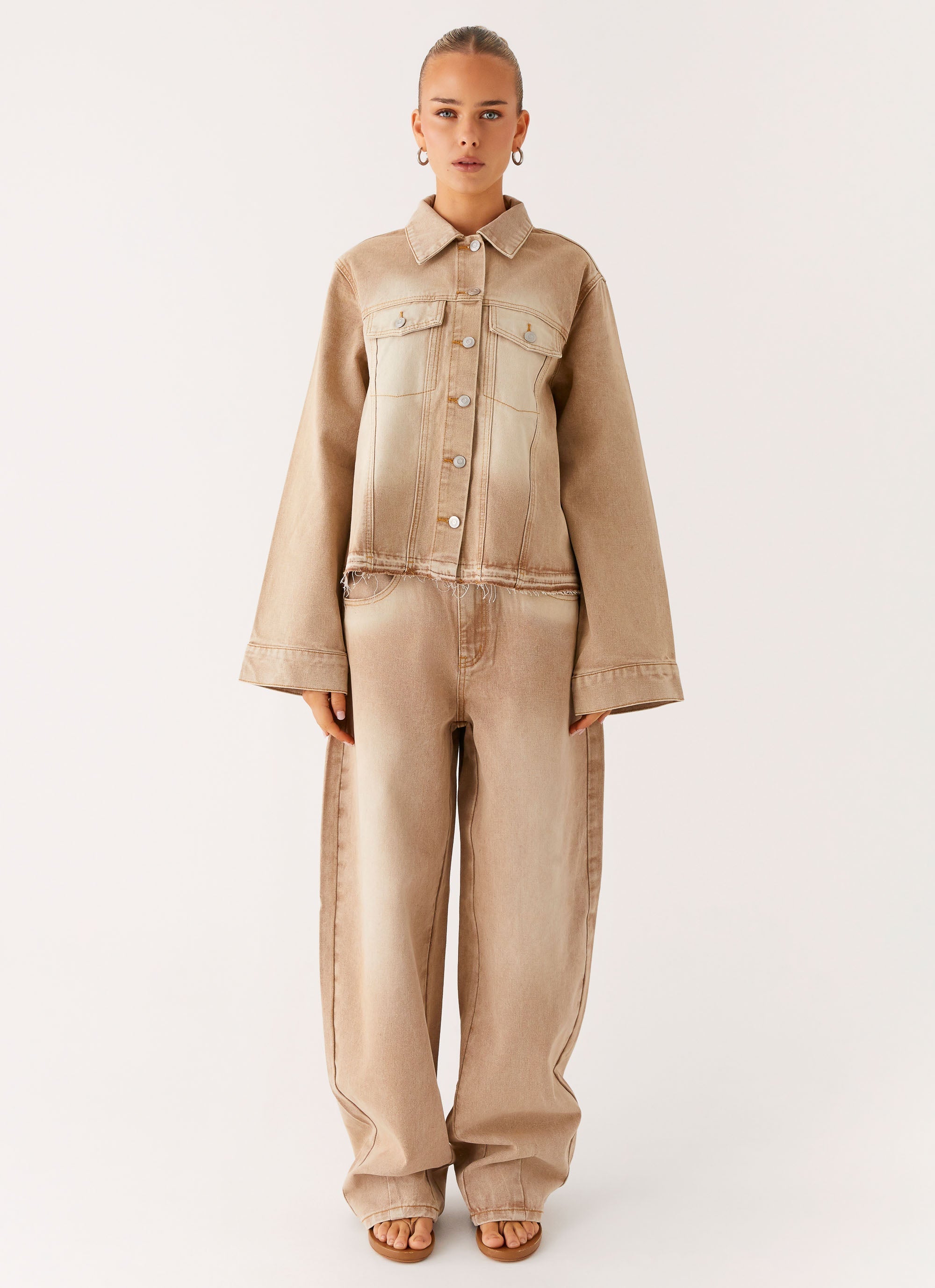 Khalil Denim Jacket - Tan