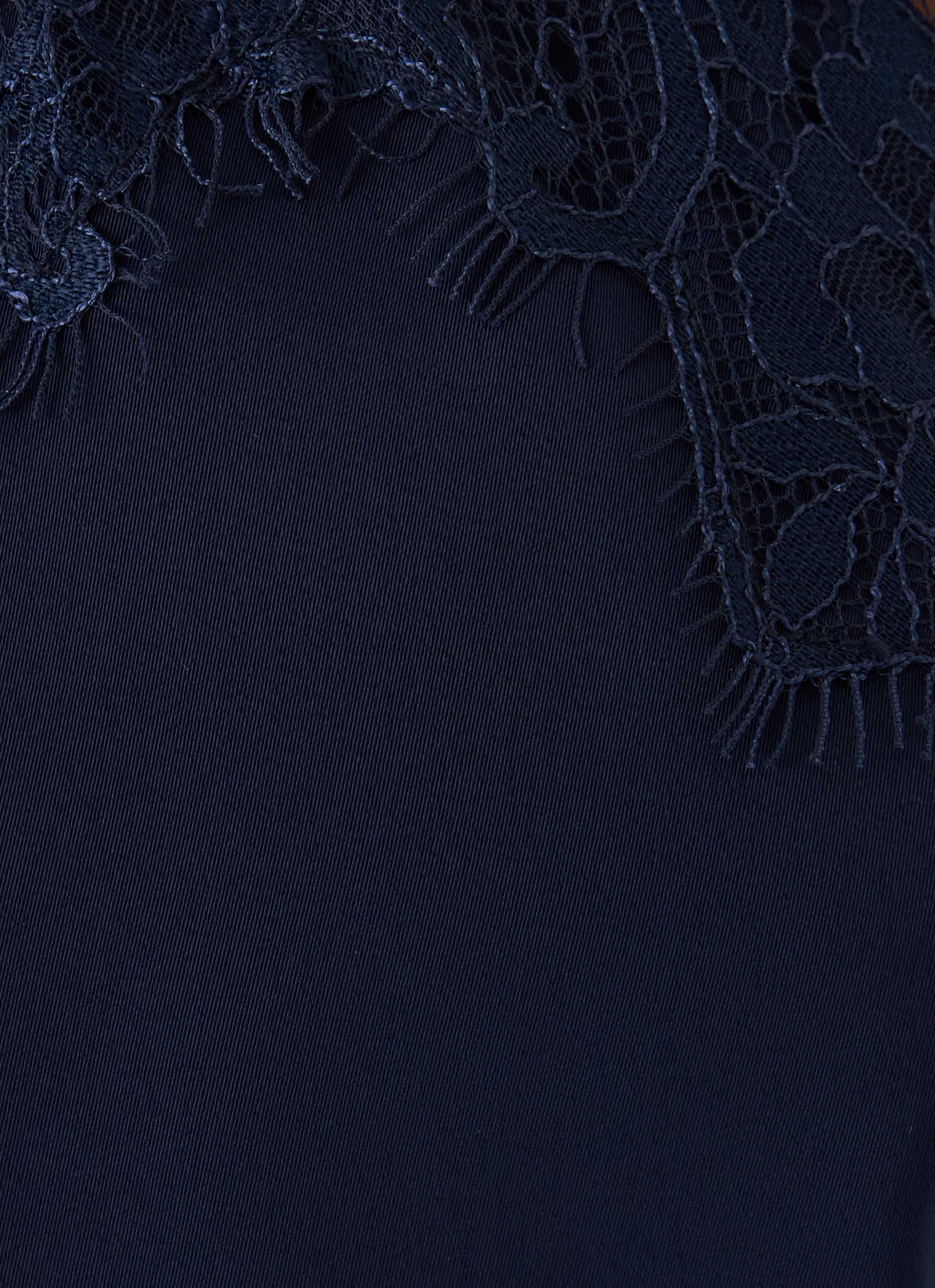 Samaria Halter Mini Dress - Navy
