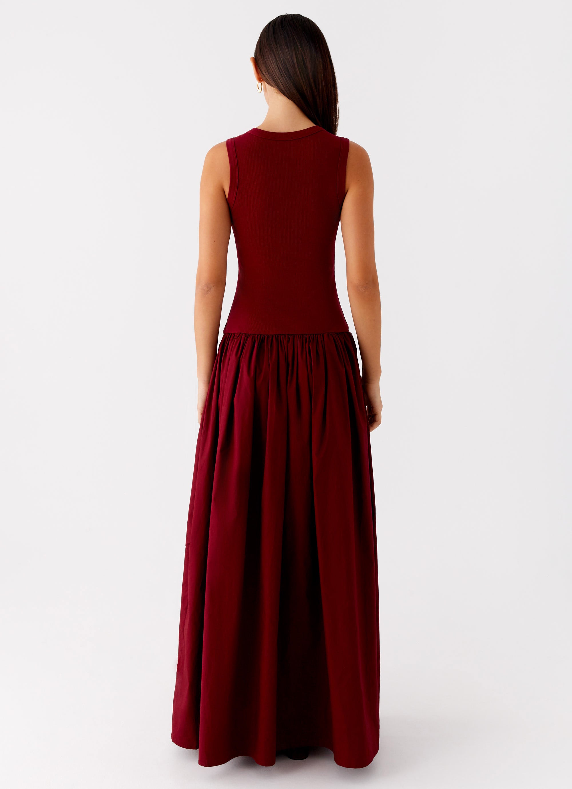 Shivani Maxi Dress - Maroon