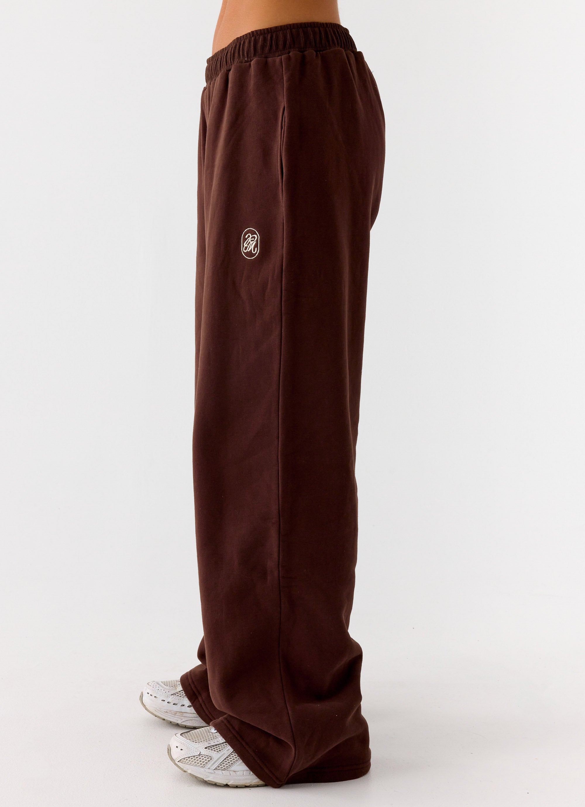Signature Low Rise Sweatpants - Chocolate
