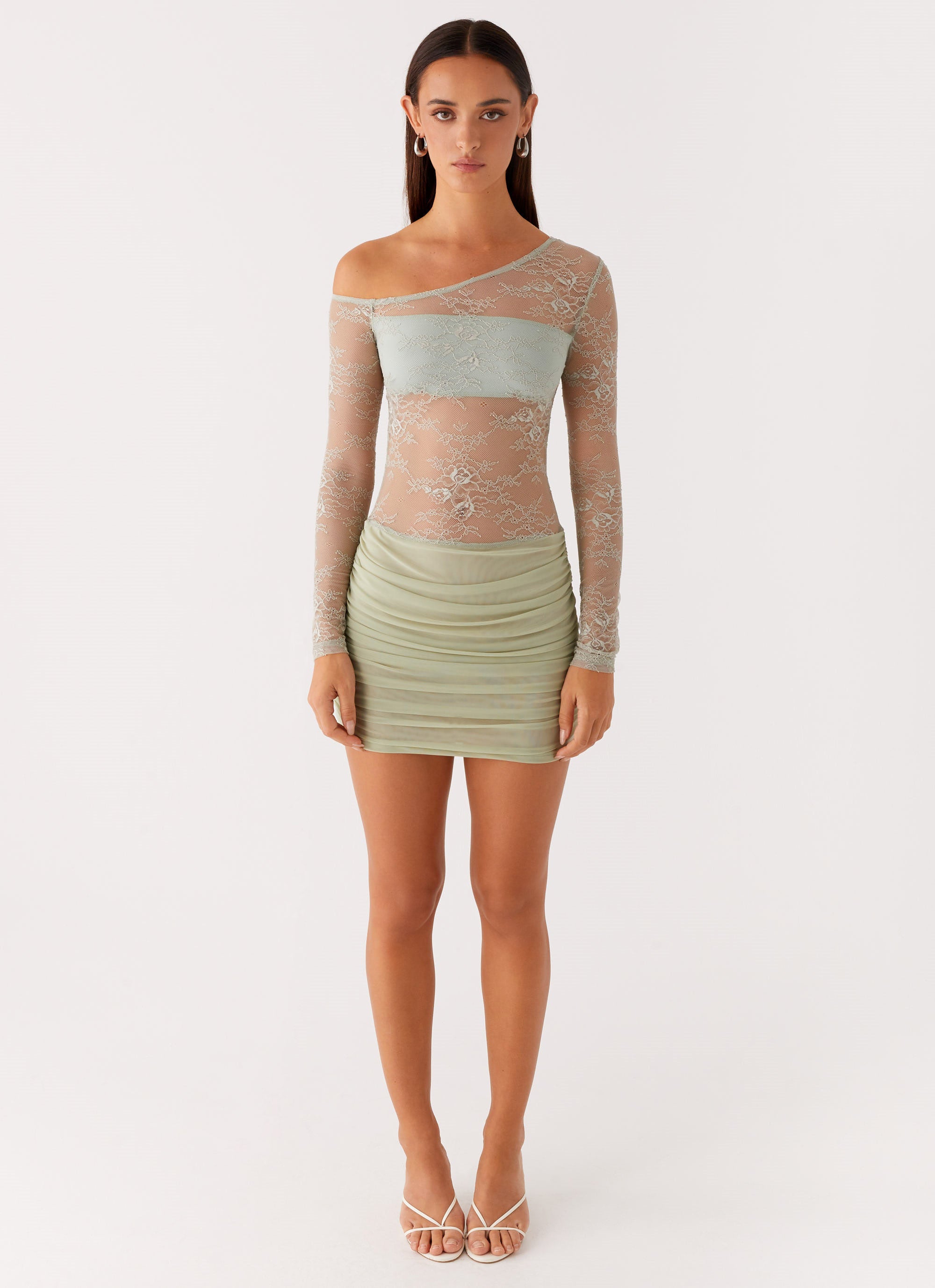 Zenni Mini Dress - Sage